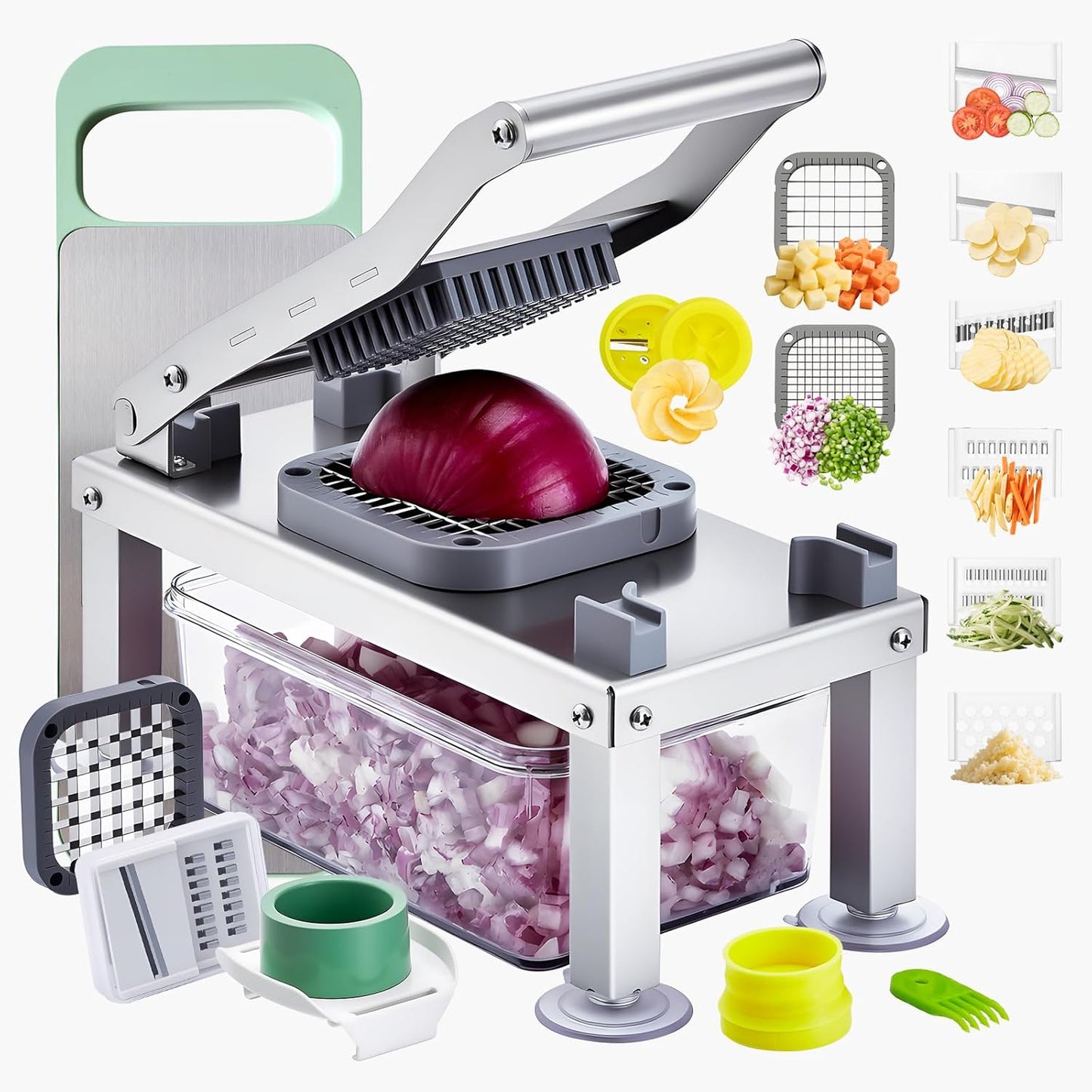 Purilite Select Stainless Steel Vegetable Chopper &amp; Food Dicer