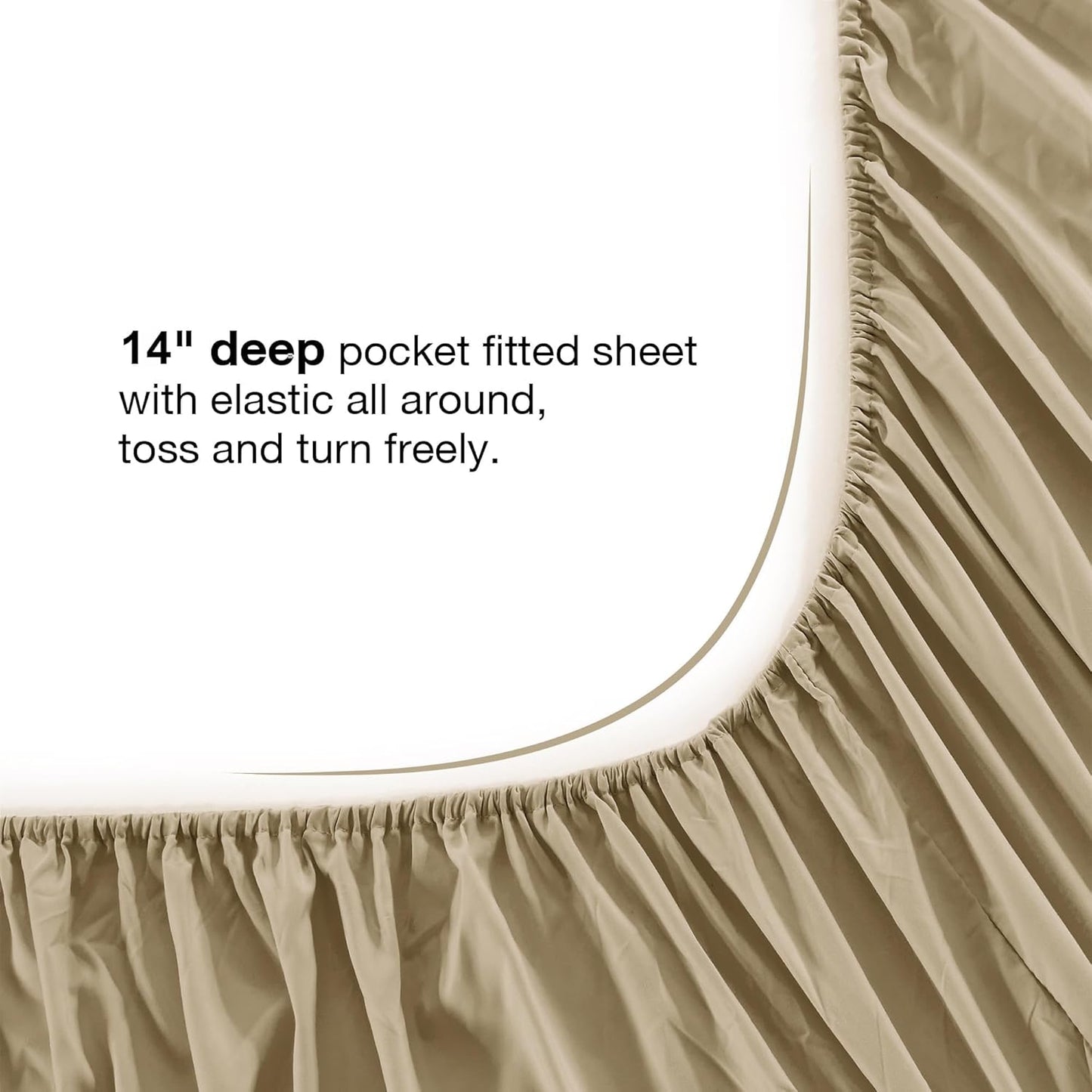 Viviland Floral Queen Sheet Set - 4 Piece Vintage Pink & Yellow Flower Patterned Bed Sheets - Soft, Breathable Microfiber Sheets with Deep Pocket, Non-Slip Fitted Sheets & Pillowcases