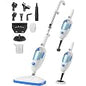 Steam Mop for Hardwood Floor Cleaning, Floor Steamer Cleaner Lightweight for Vinyl, Laminate, Carpet, Tile Hard Floors w/Adjustable Steam Modes & Height, 23ft Cord, 2 Washable Pad