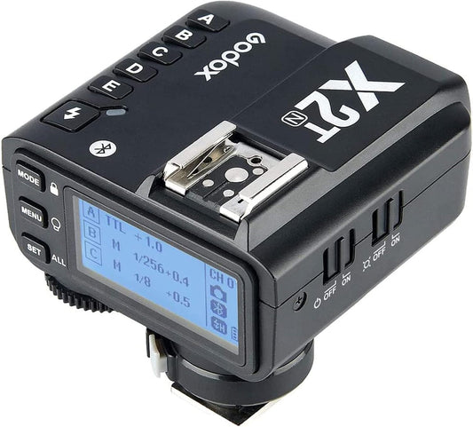 Godox X2T-N TTL Wireless Flash Trigger for Nikon Bluetooth Connection Supports iOS/Android App Contoller,1/8000s HSS,TCM Function,Relocated Control-Wheel,New AF Assist Light
