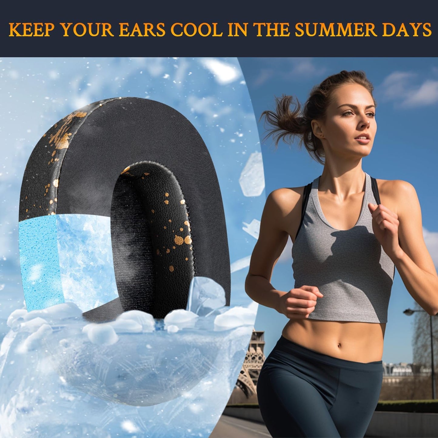 SOULWIT Replacement Earpads for Skullcandy Hesh 3/ANC/Evo & Crusher Wireless/ANC/Evo & Venue ANC Over-Ear Headphones, Ear Pads Cushions with Noise Isolation Foam - Hesh3 PL Black