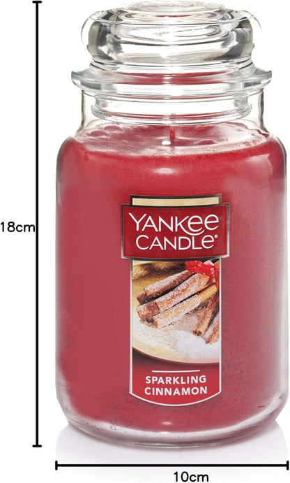 Yankee Candle Scented Candle, Sage & Citrus, Original Large Jar Candle, 110-150 Hours of Burn Time, 22 oz.
