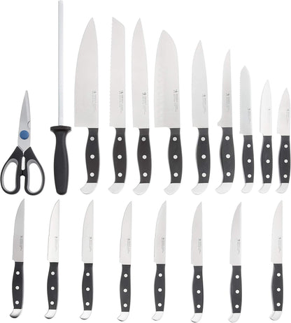 J.A. Henckels International Statement 20-pc Knife Block Set - Dark Brown