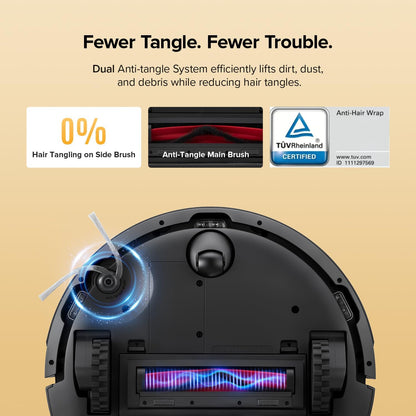 roborock Q7 M5 Robot Vacuum and Mop Combo, 10,000Pa Suction, Automatic Vacuum Cleaner for Home Robot, Self-Charging Robotic Vacuum Cleaning, APP-Controlled Mopping, LiDAR Navigation, Pet Hair