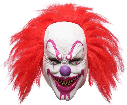 Quligeta Scary Evil Killer Joker Clown Latex Mask Halloween Horror Cosplay Costume Prop For Adults