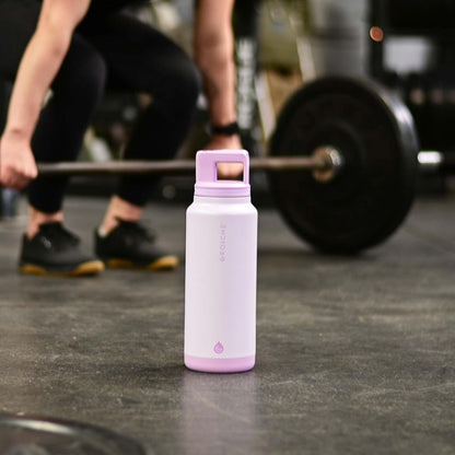 GROSCHE Alpine Flip 'N Sip 16oz Insulated Water Bottle - Stainless Steel, Leakproof Flask with Straw - Perfect for Gym, Travel, Sports & Outdoor Use, Canadian Brand! - 16 fl. oz, Scuba Blue