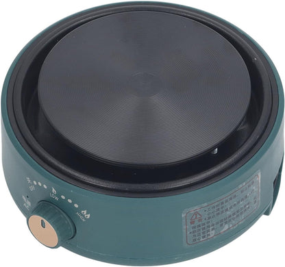 Electric Mini Stove Portable 4 Hot Plate 500W 110V Electric Ceramic Stove for Boiling Water, Making Tea and Coffee (Black)