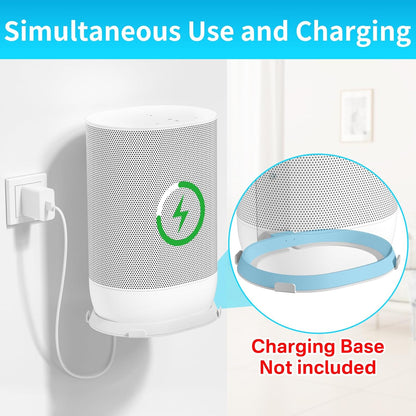 Heavy-Duty Wall Bracket Compatible with Sonos Move 1 and Move 2 Wall Mount Indoor/Outdoor for Sonos Move Mount Easy to Install, White