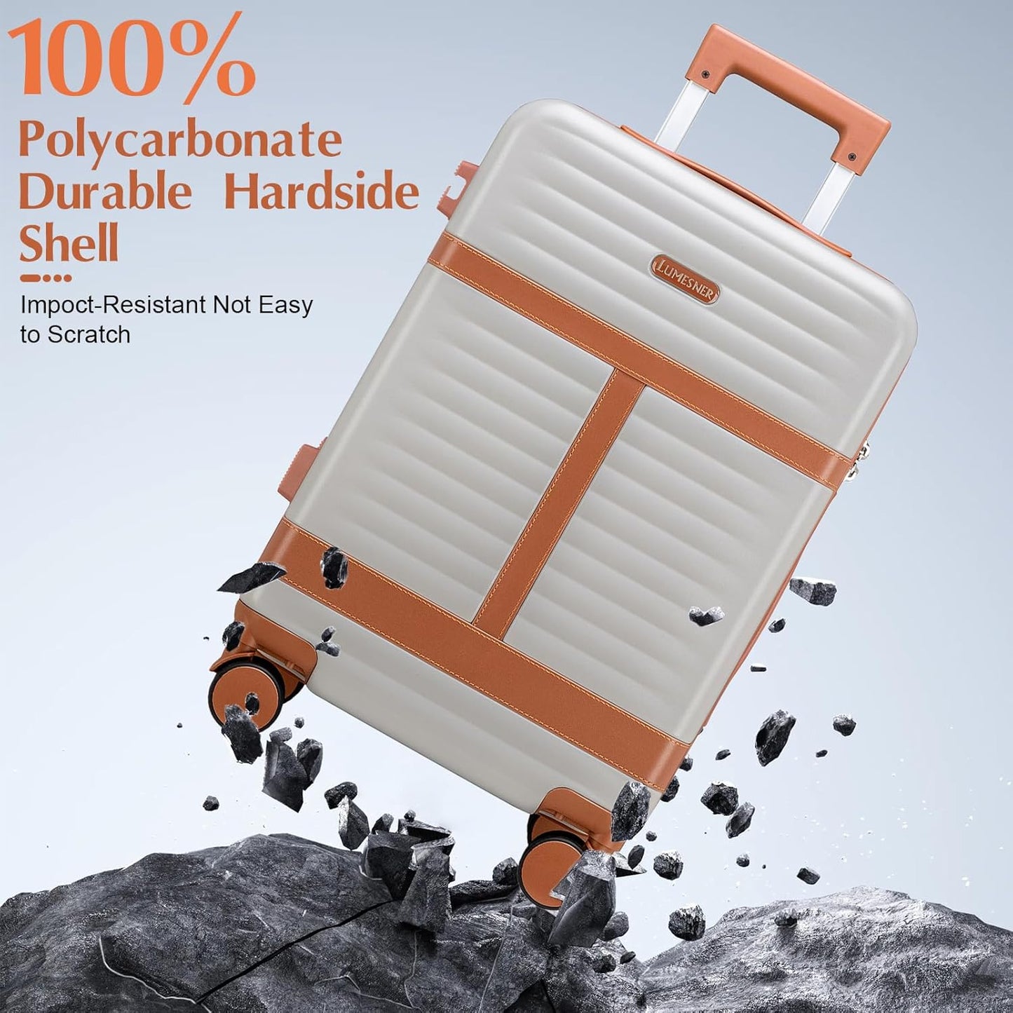 Lumesner Carry on Backpack, Extra Large 40L Flight Approved Travel Backpack for Men & Women