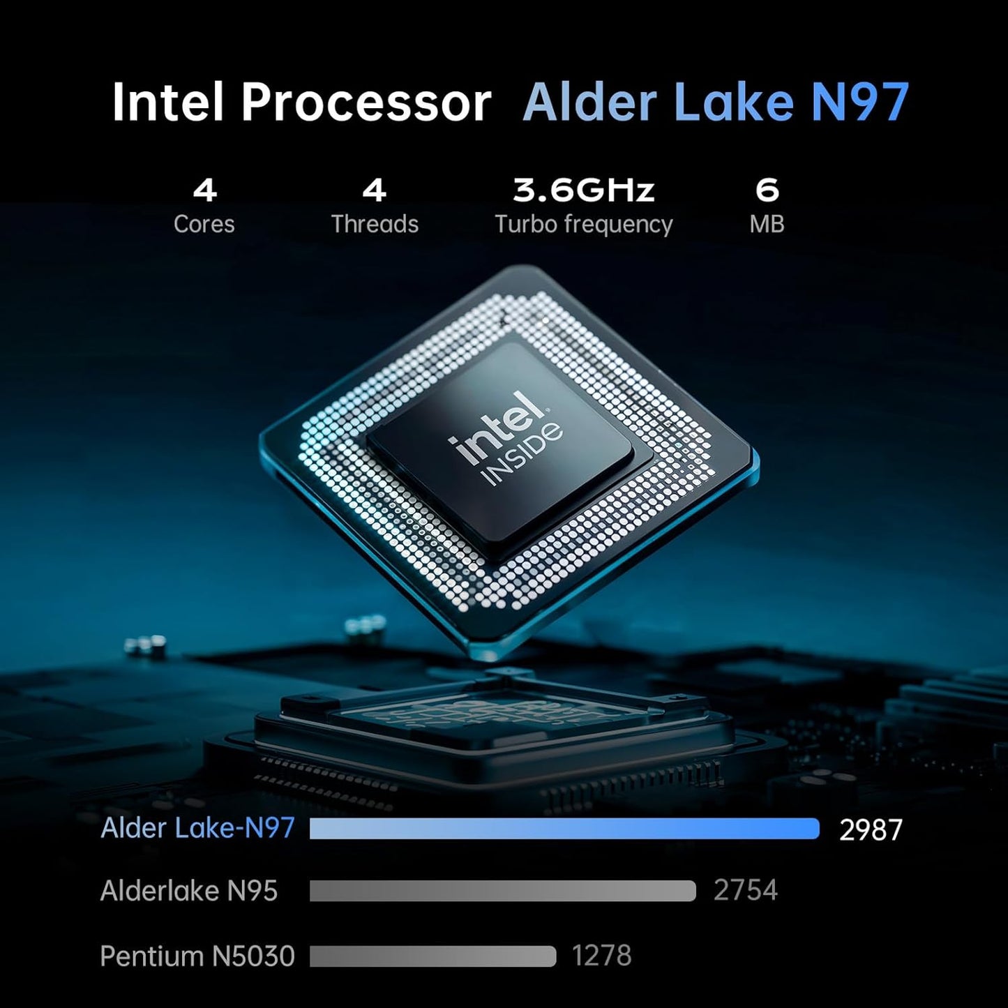 ACEMAGIC Laptop Computer Intel N97 Windows Laptop 15.6-in 16GB DDR4 512GB SSD Ordinateur Portable Numeric Keypad WiFi5 HDMI Type-C USB3.2 TRRS Webcam Office Laptops Student Laptops
