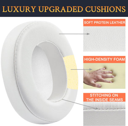 SOULWIT Replacement Earpads for Skullcandy Hesh 3/ANC/Evo & Crusher Wireless/ANC/Evo & Venue ANC Over-Ear Headphones, Ear Pads Cushions with Noise Isolation Foam - Hesh3 PL Black