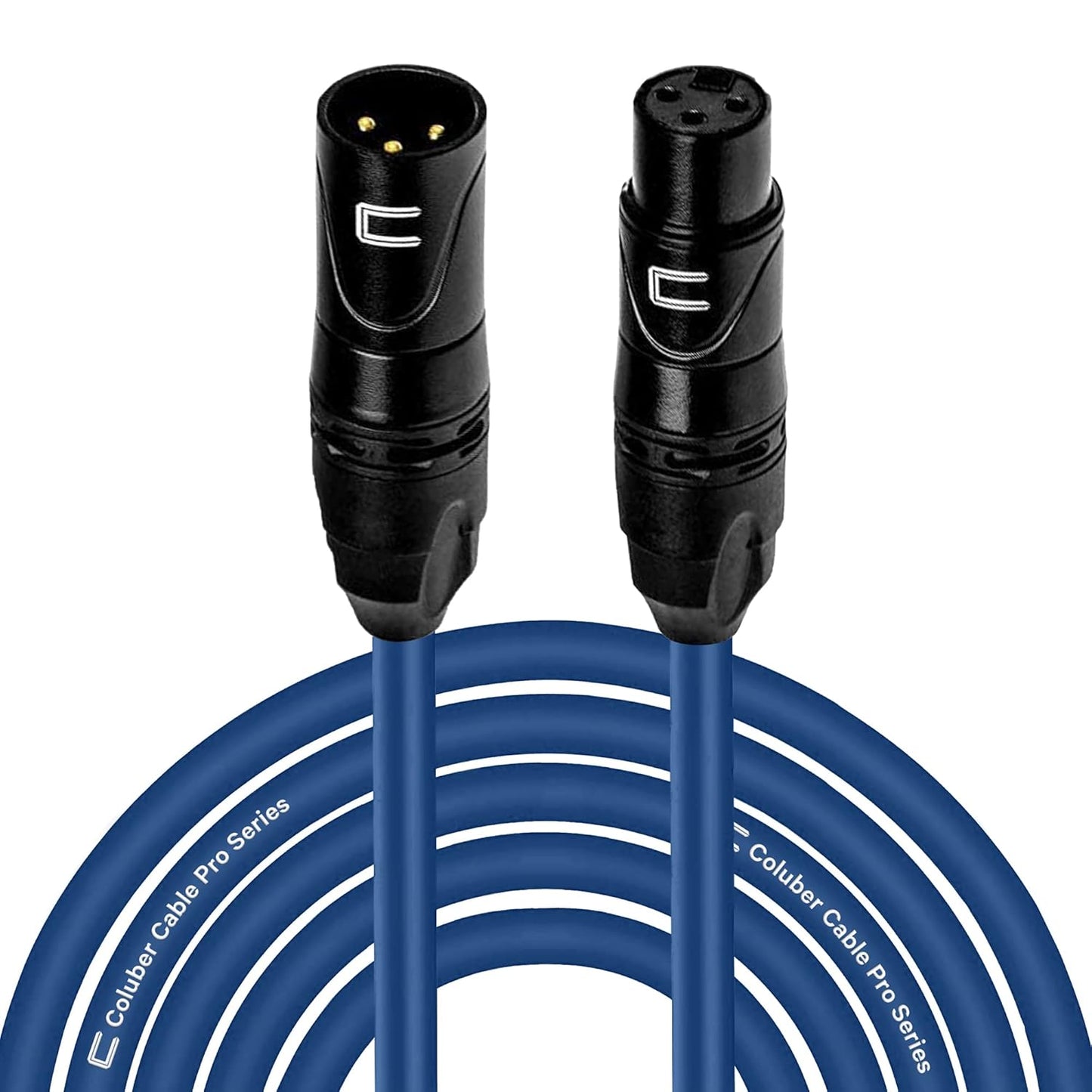 Balanced XLR Cable Male to Female - 6 Feet Pink - Pro 3-Pin Microphone Connector for Powered Speakers, Audio Interface or Mixer for Live Performance & Recording