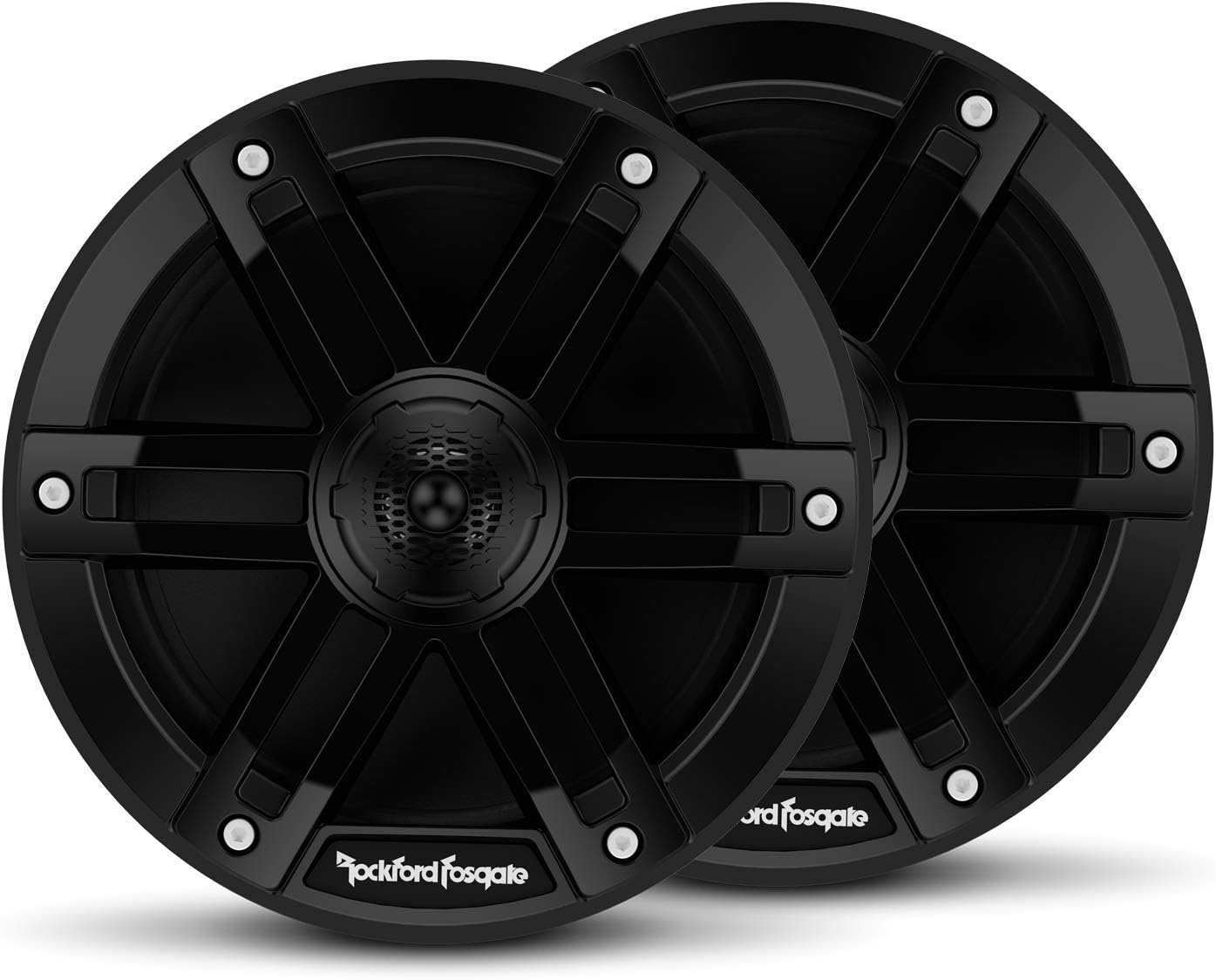 Rockford Fosgate M0-65B Marine Grade 6.5" Coaxial Full Range Speakers - Black (Pair)