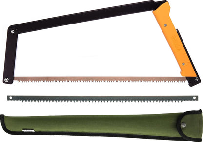AGAWA BOREAL21 Tripper Kit, 21" Folding Saw, Dual Blades, Nylon Case, Green