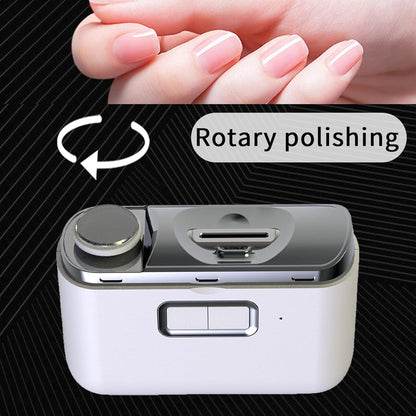 Electric Nail Clipper, Electric Nail Trimmer with Polisher and Led Light, Portable Electric Nail, USB Rechargeability, Electric Automatic Nail Clipper for Adults, Babies and Senior