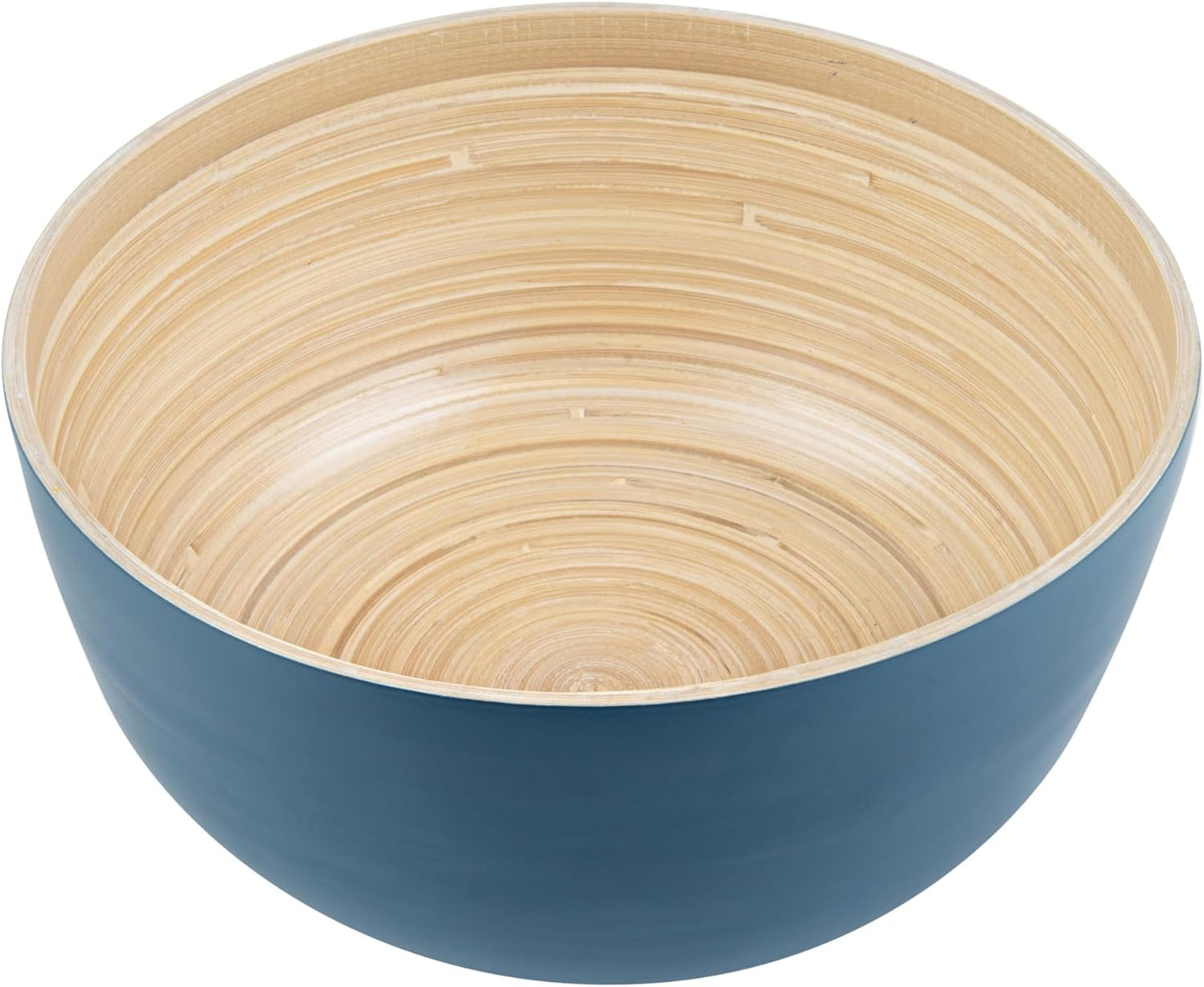 Restaurantware-Bambuddha 15 Ounce Small Salad Bowl, 1 Heavy-Duty Round Salad Bowl - Sustainable, Reusable, Black Bamboo Serving Dish, for Serving Salads, Fruits, and Appetizers