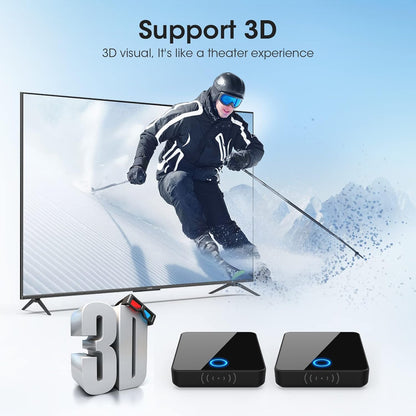 Wireless HDMI Transmitter and Receiver,Binken Wireless HDMI Extender Support 1080P@60 Hz, Support 2.4/5GHz for Streaming Video Audio from Laptop, PC, Camera,STB to HDTV Projector Model 810