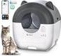 Self Cleaning Litter Box,76L Automatic Cat Litter Box Self Cleaning with APP Control,Low Noise,Safety Protection,Roll Garbage Bags,Deodorizer and Cleaning Brush for Multiple Cats