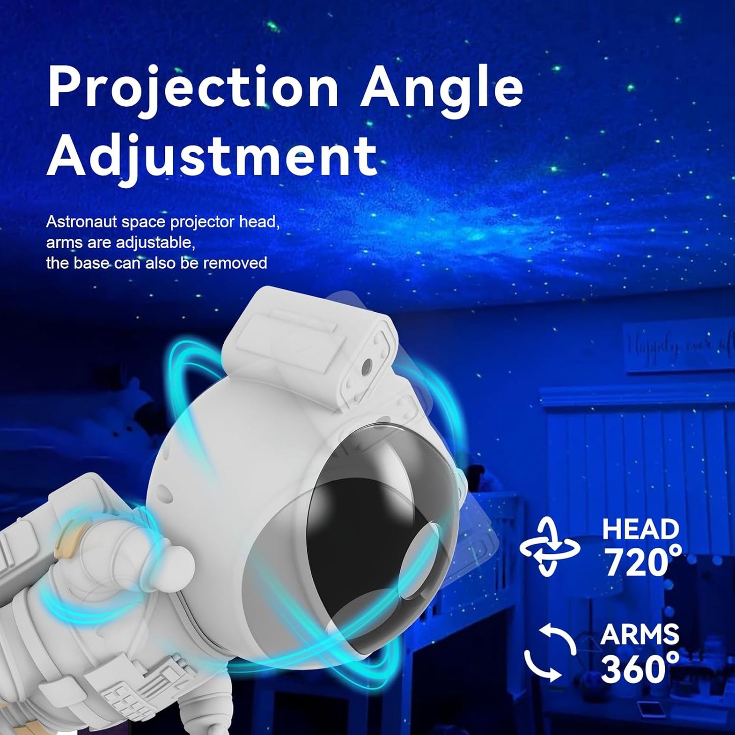 Purilite Select Astronaut Galaxy Star Projector