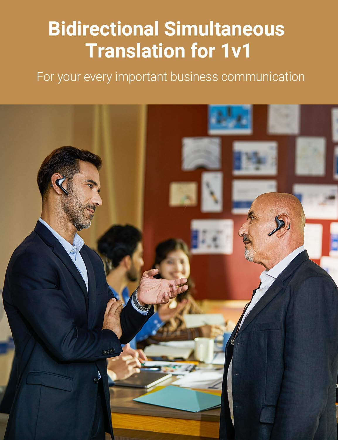 Timekettle W4 Pro AI Interpreter Earbuds,Bidirection Simultaneous Translation,Translator Device Supporting 40 Languages,Translator Earbuds for Call and Video Translation, APP Work with IOS and Android