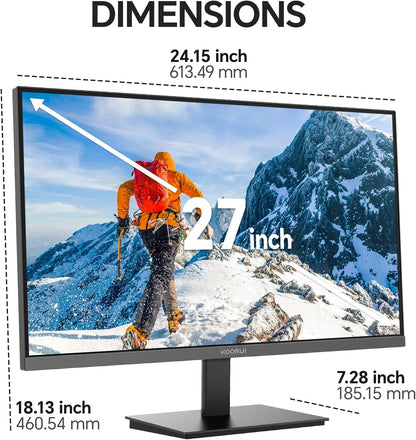 KOORUI 32 inch Curved Gaming Monitor - QHD (2560 x 1440) 2K Display, 170Hz 144Hz Monitors, 1500R Curvature, 1ms, HDR10, Adaptive Sync, Tilt Adjustable, DisplayPort HDMI, Black - 32E6QC