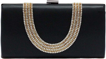 Ankoee Ladies Envelope Clutch Bag Evening Bag Bridal Wedding Bag Handbag Prom Clutches Handbag
