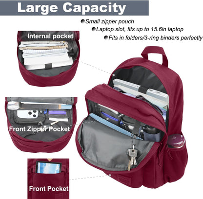 SUPACOOL Lightweight Casual Backpack for Men and Women, Large Backpack for School Boys and Girls