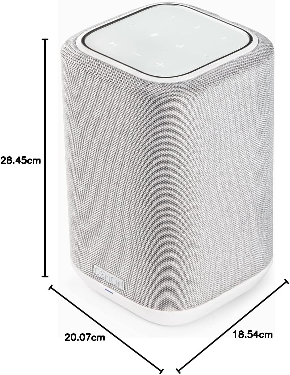 Denon Home 150 NV Wireless Speaker (Black), 1" Tweeter, 3.5" Woofer, Home Speaker with HEOS Built-in, AirPlay 2, and Bluetooth, Multi-Room Streaming, Simple Setup, Compact Design