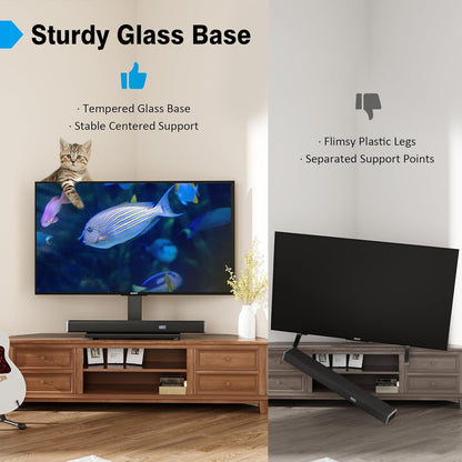 Purilite Select Fixed Tabletop TV Stand (27"–55")