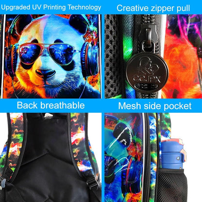 3pcs Backpack for Boys and Girls, 16” Kids Kindergarten Bookbag with Lunch Box, Cute Elementary Backpacks for Boy Girl