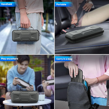 FYOUNG Carrying Case Accessories for PlayStation Portal, Full Protection Bundle with Tempered Glass Screen Protector, Protective Cover, Hard Shell Portable Travel Bag for PS5 Portal Remote Player