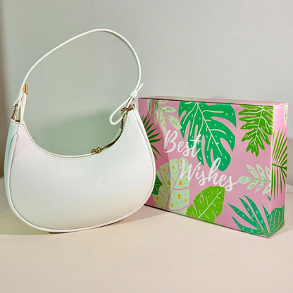 Barabum Retro Classic Clutch Shoulder Tote HandBag with Zipper Closure for Women