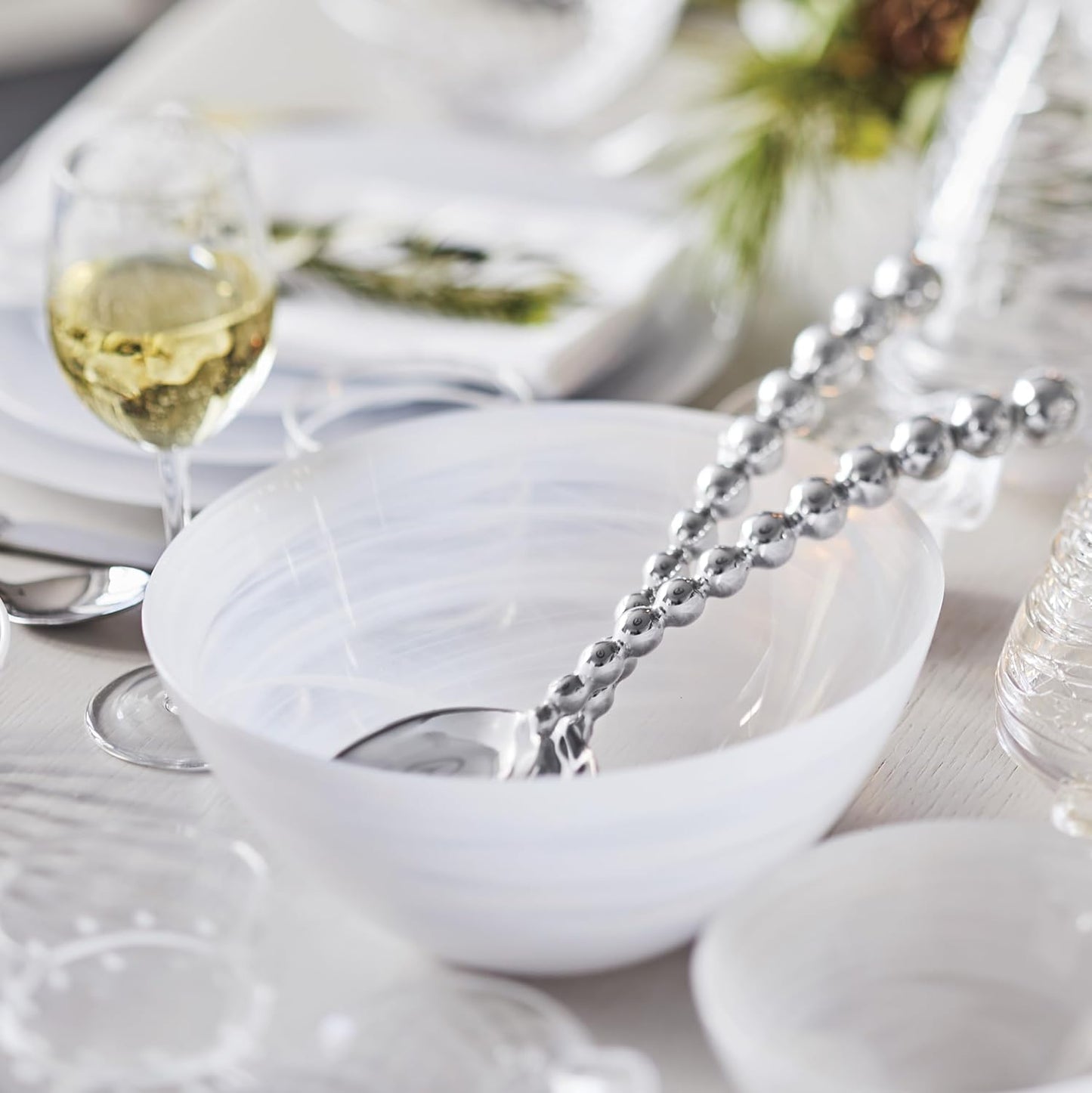 Mariposa Pearled Salad Servers