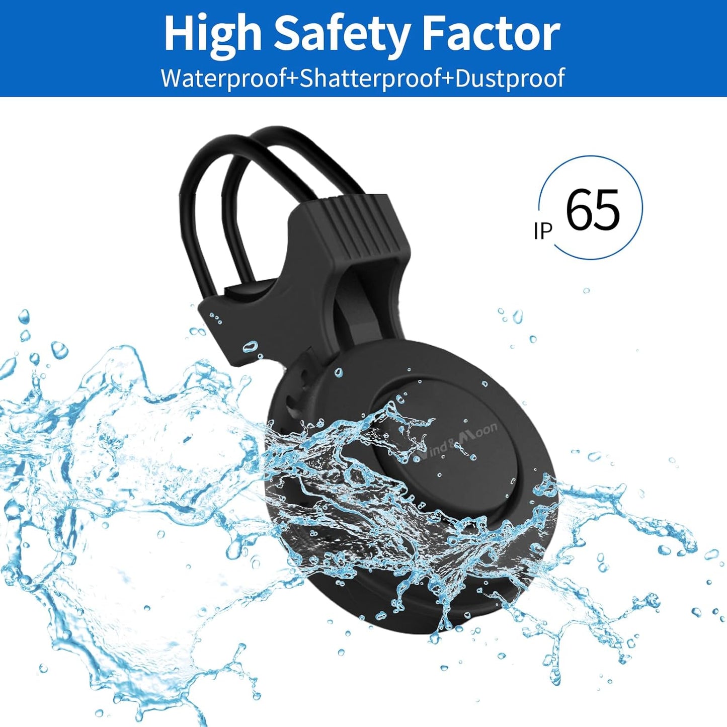 YOUNGFLY Electric Bike Horn Bicycle Bell, 120db Electronic Bicycle Horn with USB Waterproof Plug 4 Sound Modes, for Kids Boys Adults Mountain Bike Accessories