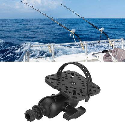 Fish Finder Mount Base, 360° Rotation Ball Mount Fish Finder Bracket Universal Marine Electronic Fish Finder Mount Accessories for Marine Boat Kayak, for