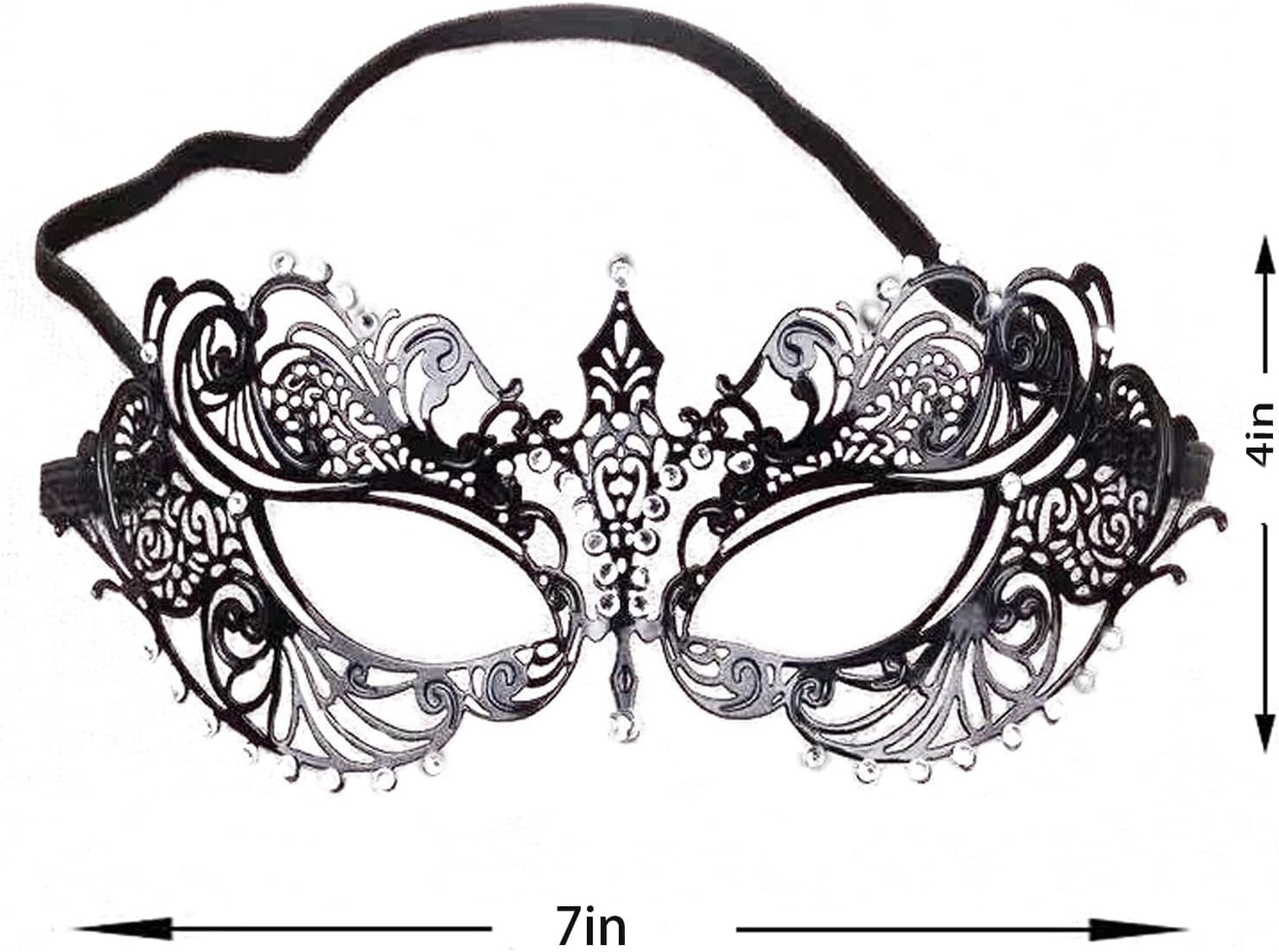 Sinsoledad masquerade mask for dance party, Mardi Gras, balls, costume party, weddings and fashion shows.