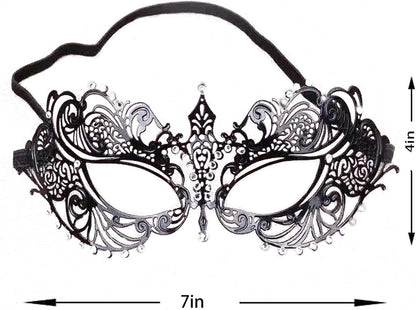 Sinsoledad masquerade mask for dance party, Mardi Gras, balls, costume party, weddings and fashion shows.
