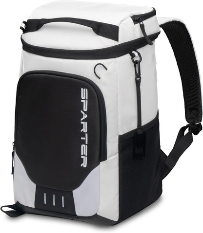 SPARTER Backpack Cooler Insulated Leak Proof 33/49 Cans, 2 Insulated Compartments Thermal Bag, Portable Lightweight Beach Travel Camping Lunch Backpack for Men and Women