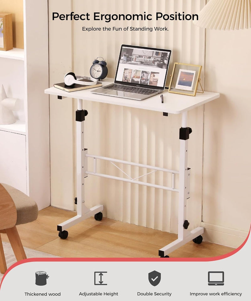 Purilite Select 32-Inch Adjustable Height Mobile Standing Desk