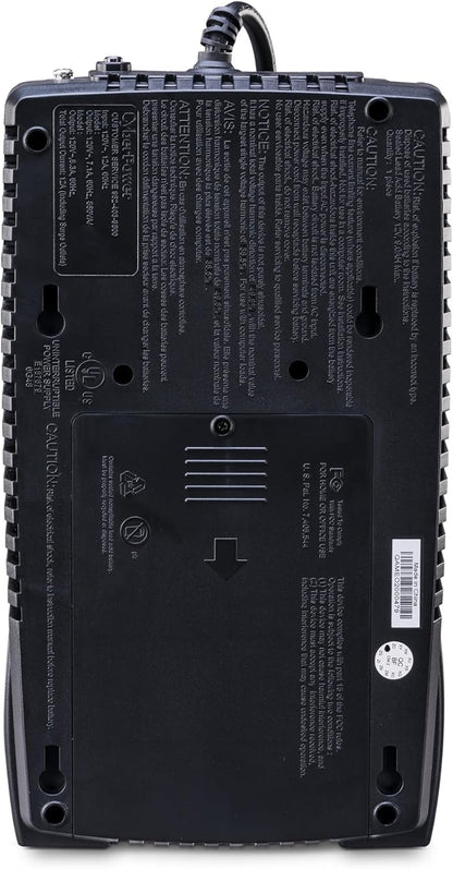 CyberPower EC850LCD Ecologic Battery Backup & Surge Protector UPS System, 850VA/510W, 12 Outlets, ECO Mode, Compact, Uninterruptible Power Supply