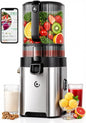 3-in-1 Cold Press Juicer | 600W Motor, Wide Feed Chute and Juice, Nut Milk & Sorbet Maker