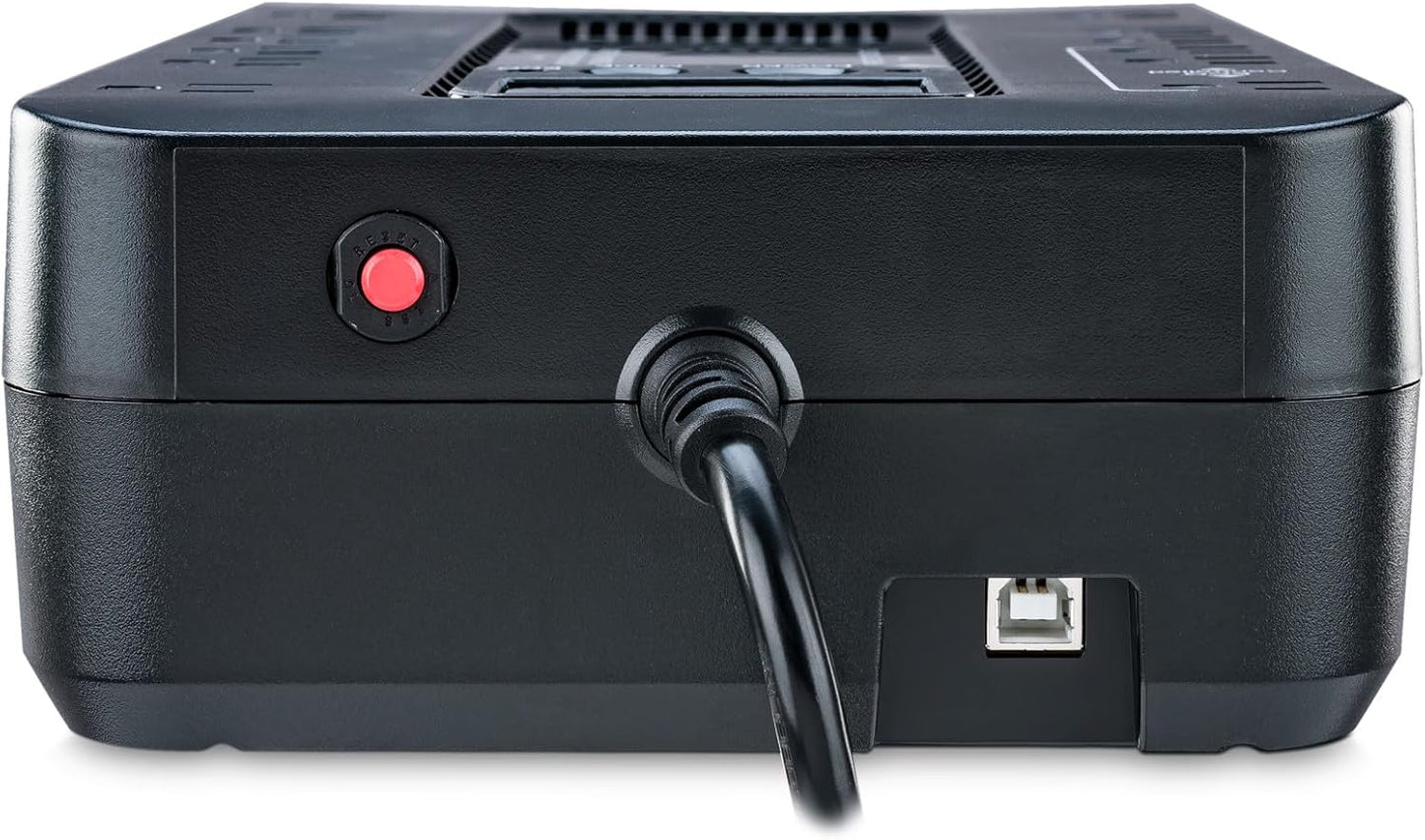 CyberPower EC850LCD Ecologic Battery Backup & Surge Protector UPS System, 850VA/510W, 12 Outlets, ECO Mode, Compact, Uninterruptible Power Supply