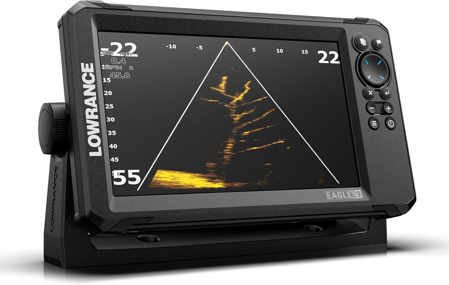 Lowrance Eagle Eye™ 9 Live AMER, 9" IPS Screen, Eagle Eye™ transducer, C-MAP® Inland Charts for The US, with Coverage of Over 17,000+ American Lakes