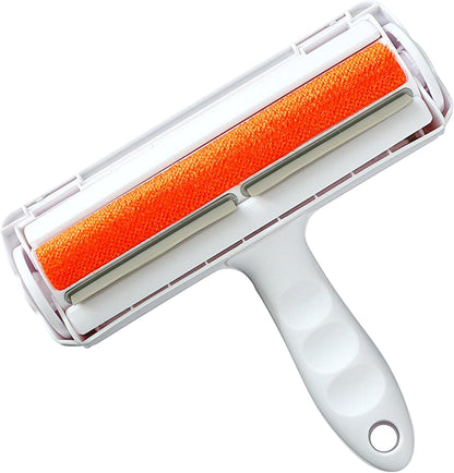 Pet Hair Remover Roller, Reusable Animal Hair Removal Brush for Dogs and Cats, Self Clean Pet Fur from Carpet, Furniture, Rugs, Laundry, Clothes and Bedding, Sofa (Red)
