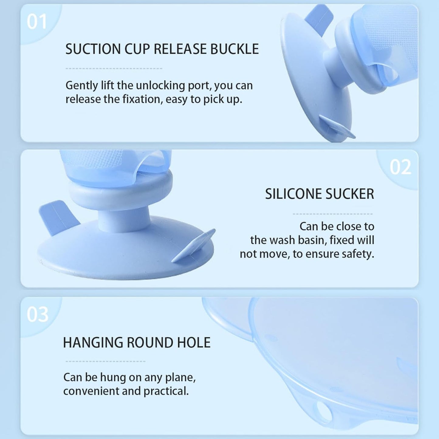 Baby Sink Bath with Suction Cup, Portable Sink Baby Bath with Hanging Hole, Buttock Support Washing Tool for Counter Bathtub Daily Use Bathtub for