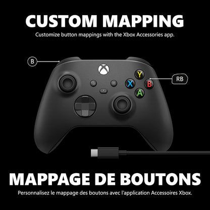 XBOX Core Wireless Gaming Controller + USB-C Cable for Series X|S, One, Windows PC, Android, and iOS