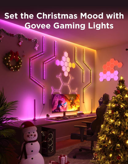 RGBIC Gaming Light Bars with Smart Controller | Color-Changing LED Ambient Lights with Music Sync - PuriLite