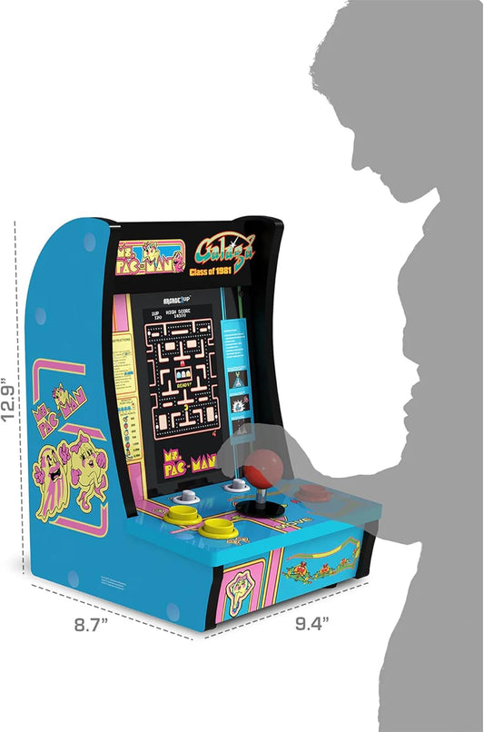 ARCADE1UP Classic Arcade Countercade Machine | 7 Inch Portable Retro Gaming Console with Joystick Controls
