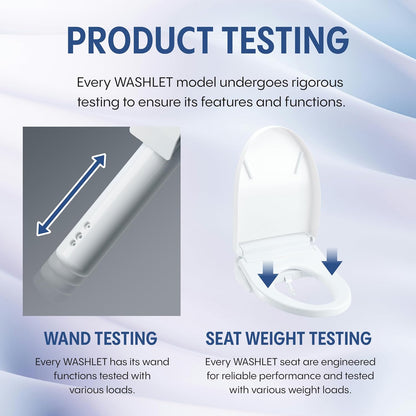 TOTO SW4736AT40#01 WASHLET+ Electronic Bidet Toilet Seat, Cotton White