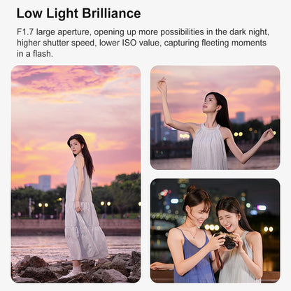 VILTROX 25mm f1.7 E, APS-C Lens for Sony E, Large Aperture STM Auto Focus Lens for Sony E-Mount A7C A7RII A7SII A7II A7RIII A7IV A7RIV A9 A1 ZVE1 A93 A6700 A6600 A6500 A6400 FX3 ZV-E10 FX30 ZV-E10II